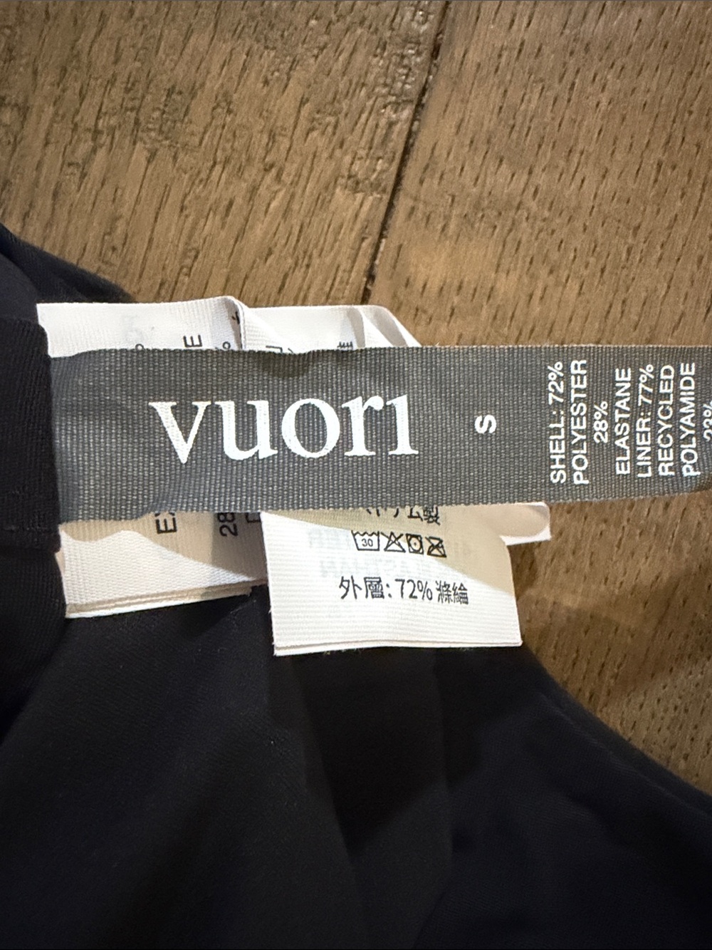 Vuori Black Racerback Pleated Tennis Dress - Picture 3 of 6